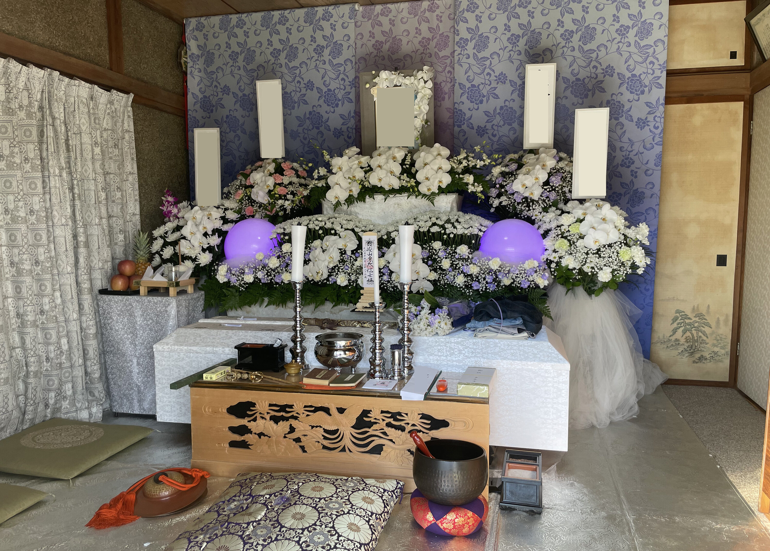 葬儀事例の祭壇写真